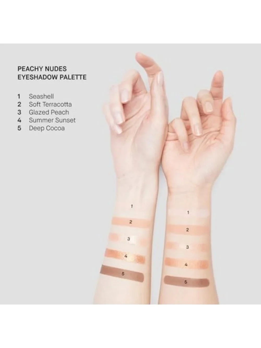 5-Shade Neutral Eyeshadow Palette | Matte & Metallic Shades for All Skin Tones